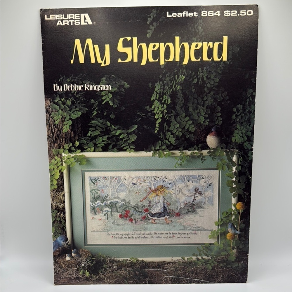 Leisure Arts “My Shepherd” Cross-Stitch Pattern #864 Debbie Kingston